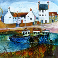 Memories of Crail. An Open Edtion Print by Anya Simmons.